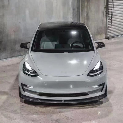 Υψηλής ποιότητας υφάσματα άνθρακα MODEL 3 Υφάσματα άνθρακα για MODEL 3 Μπροϊνό φτυάρι πίσω διάχυση σπόιλερ πλευρική φούστα