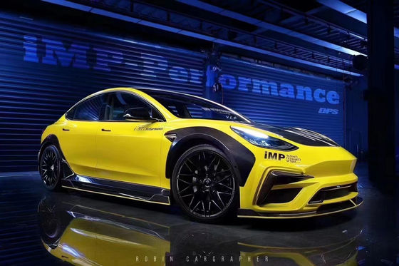 Νέο προϊόν Model 3 Wide Bodyki για το Tesla MODEL 3 Body Kit Upgrade IMP Style Μπροστά και πίσω σπόιλερ προφυλακτήρα