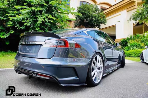 Για την Tesla Model S Body Kit MODEL S Αναβαθμισμένο PD-style μπροστινό και πίσω προφυλακτήρα