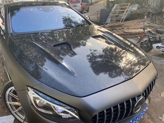 Για το Benz W217 S-Class Coupe Carbon Fiber Cover Cursory W217 Αναβαθμισμένο MSY Στυλ Κάλυψη Μηχανής