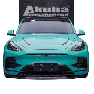 Συσκευές αυτοκινήτων για Tesla MODEL Y Body Kit MODEL Y Upgraded SD-style Front and Rear Bumper Spoiler Carbon Fiber Body Kit