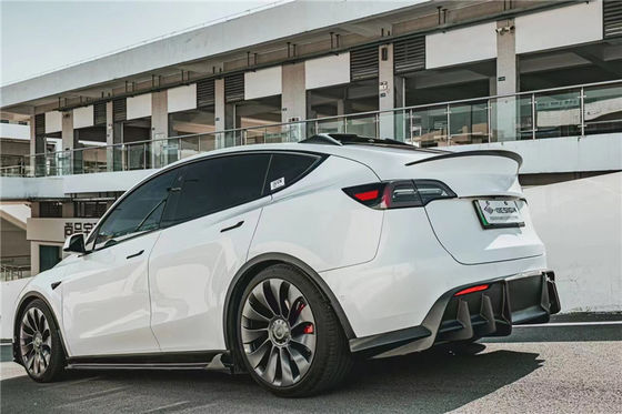 Συσκευές αυτοκινήτων για Tesla MODEL Y Carbon Fiber Body Kit MODEL Y Upgraded MIW-style Carbon Fiber Front Shovel Diffuser Spoilerbody Kit