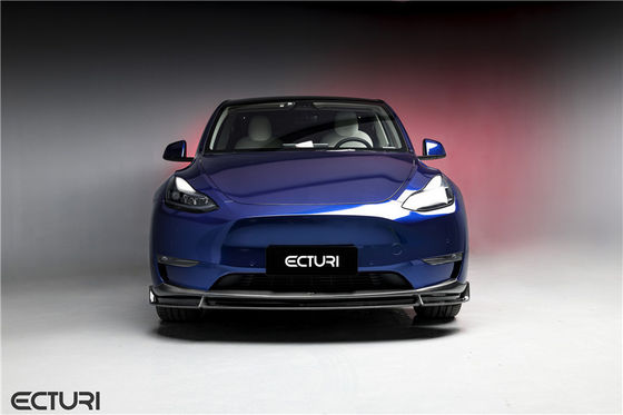 Συσκευή σώματος από ανθρακονήματα για Tesla MODEL Y MODEL Y Upgraded Ecturi Style Front Shovel Diffuser Spoiler Body Kit