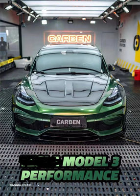 FPR 2019 Spoiler For Tesla Model 3 Body Kit 2022 ACP Στυλ Μπροστά και πίσω προφυλακτήρα