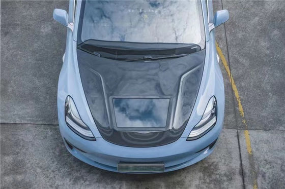 146cm Model 3 Tesla Body Kit Πλαστικό Διαφανές Καρμίνιο