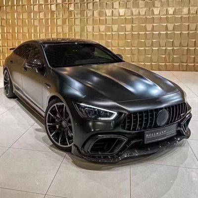 Συσκευή σώματος από ανθρακονήματα για την Mercedes AMG GT63S GT63S Αναβαθμισμένο στυλ Bras Front Scoop Diffuser