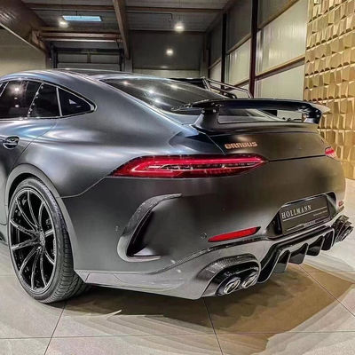 Συσκευή σώματος από ανθρακονήματα για την Mercedes AMG GT63S GT63S Αναβαθμισμένο στυλ Bras Front Scoop Diffuser