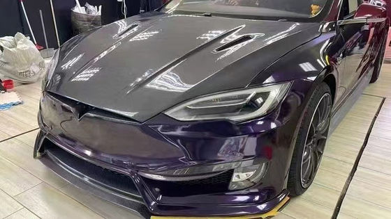 Σχήμα S Tesla Body Kit 2017 - 2019 πίσω προφυλακτήρα σπόιλερ κινητήρας κουκούλας
