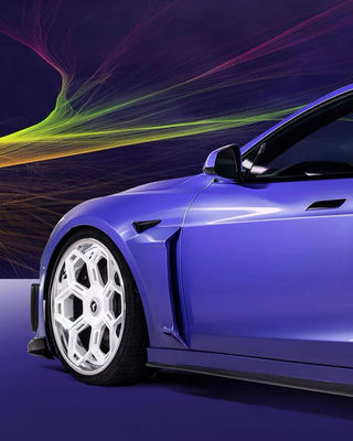 Vors Style Tesla Body Kit 2013 - 2016 Tesla Model S Σπόιλερ Κουκούλα Πλευρική φούστα