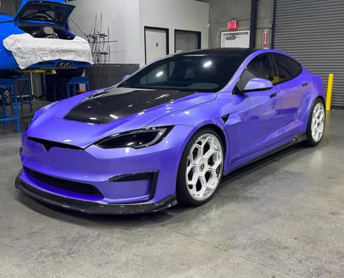 Vors Style Tesla Body Kit 2013 - 2016 Tesla Model S Σπόιλερ Κουκούλα Πλευρική φούστα