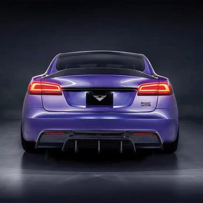Vors Style Tesla Body Kit 2013 - 2016 Tesla Model S Σπόιλερ Κουκούλα Πλευρική φούστα
