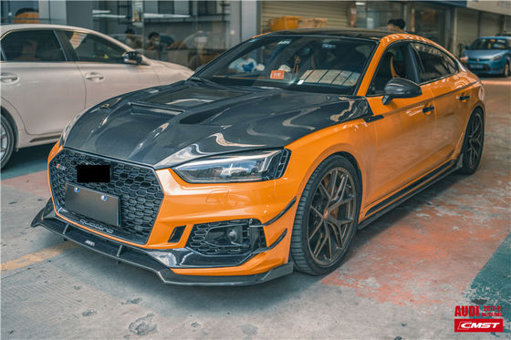 Τμήματα αυτοκινήτου για την Audi A5 S5 RS5 Καρβονένιο κάλυμμα A5 S5 RS5 Αναβαθμισμένο Διαφανές στυλ κάλυμμα