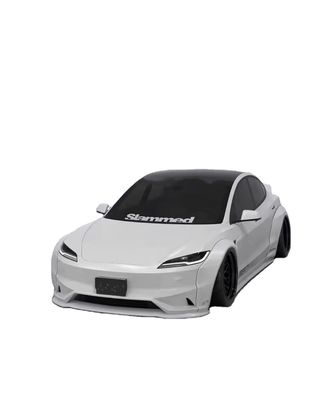 2020- Τεσλά Κίτ Σώμα ρητίνη ίνες LB Στυλ Tesla Model 3 Σποϊλερ Μπροστά διάχυμα χείλη
