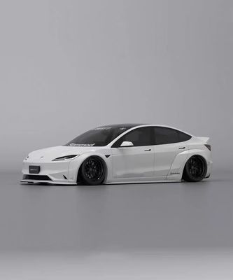 2020- Τεσλά Κίτ Σώμα ρητίνη ίνες LB Στυλ Tesla Model 3 Σποϊλερ Μπροστά διάχυμα χείλη