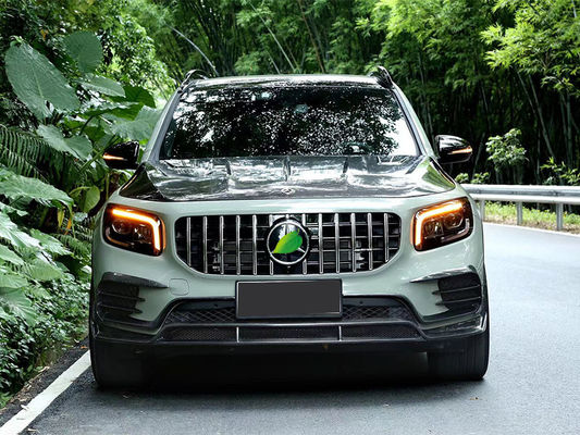 Συσκευές αυτοκινήτων για Mercedes GLB Carbon Fiber Body Kit GLB Carbon Fiber Front Scoop Diffuser Spoiler Hood