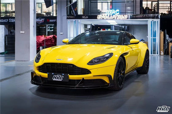 Για την Aston Martin DB11 Carbon Fiber Body Kit DB11 Αναβαθμισμένο PK Style Carbon Fiber Front Lip Diffuser Spoiler Hood