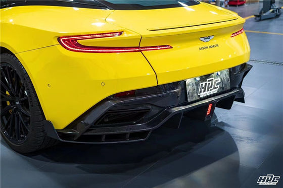 Για την Aston Martin DB11 Carbon Fiber Body Kit DB11 Αναβαθμισμένο PK Style Carbon Fiber Front Lip Diffuser Spoiler Hood