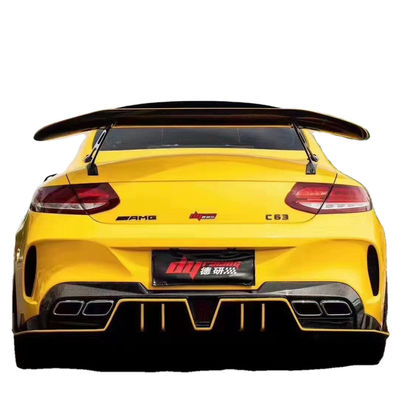 Συσκευές αυτοκινήτου για Mercedes C63 Coupe Spoiler από ανθρακονήματα W205 C63 C63S Αναβαθμισμένο IMP GT Tail Spoiler