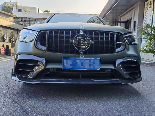 Για την Mercedes-Benz GLC63 Carbon Fiber Body Kit GLC63 Upgraded Bs Style Carbon Fiber Front Lip Diffuser Spoiler Body Kit