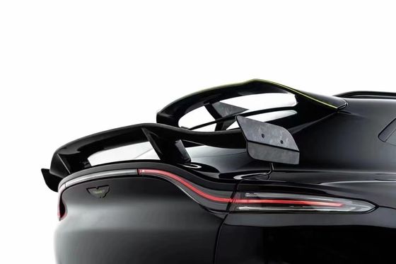 Φωτεινό Μαύρο Aston Martin Body Kit DBX MSY Στυλ Καρβονιδιακή ίνα Σπόιλερ Πτέρυγα