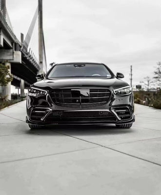 Για την Mercedes S-Class W223 S400 S450 Carbon Fiber Body Kit W223 Maybach Αναβαθμισμένο στυλ BUS Μπροστά φτυάρι διασκορπιστή