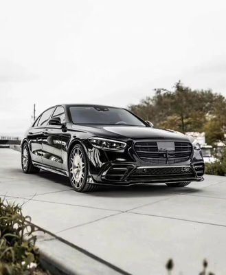 Για την Mercedes S-Class W223 S400 S450 Carbon Fiber Body Kit W223 Maybach Αναβαθμισμένο στυλ BUS Μπροστά φτυάρι διασκορπιστή