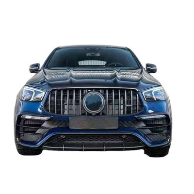 Για την Mercedes-Benz GLE COUPE Κιτ σώματος από ανθρακονήματα GLE COUPE Upgrades Top Style Carbon Fiber Front Lip Diffuser Widebody Kit