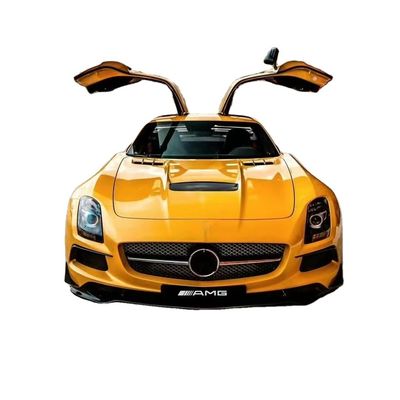 Για την Mercedes SLS R197 Carbon Fiber Body Kit SLS Upgrades Μαύρη Σειρά Στυλ Μπροστά και πίσω