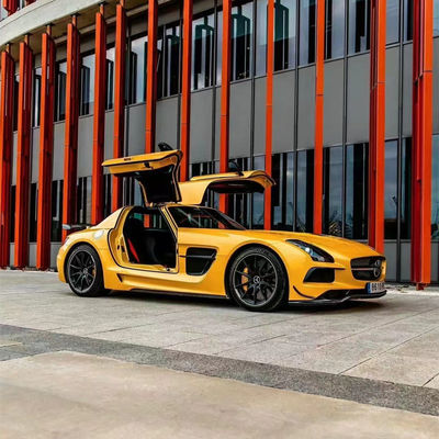 Για την Mercedes SLS R197 Carbon Fiber Body Kit SLS Upgrades Μαύρη Σειρά Στυλ Μπροστά και πίσω
