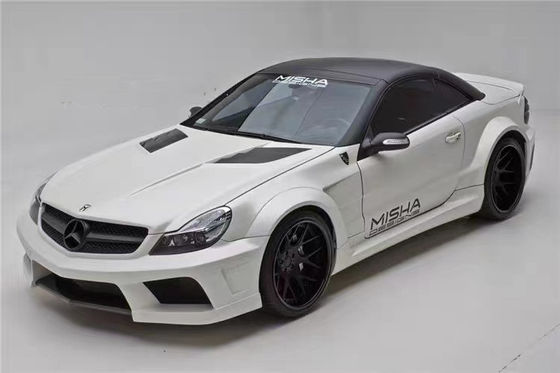 Για Mercedes SL R230 Widebody Kit SL R230 Αναβαθμισμένο Misha Style Μπροστά και πίσω προφυλακτήρα Spoiler Widebody Kit