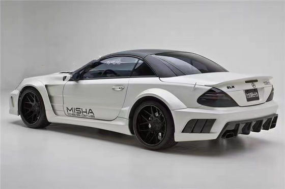 Για Mercedes SL R230 Widebody Kit SL R230 Αναβαθμισμένο Misha Style Μπροστά και πίσω προφυλακτήρα Spoiler Widebody Kit