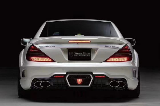 Για Mercedes SL R230 Widebody Kit SL R230 Αναβαθμισμένο WD Style Μπροστά και πίσω προφυλακτήρα Spoiler Widebody Kit