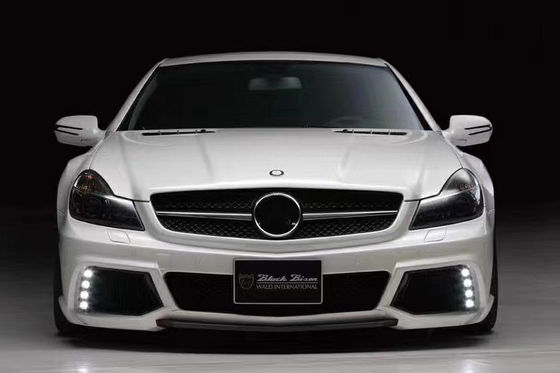 Για Mercedes SL R230 Widebody Kit SL R230 Αναβαθμισμένο WD Style Μπροστά και πίσω προφυλακτήρα Spoiler Widebody Kit