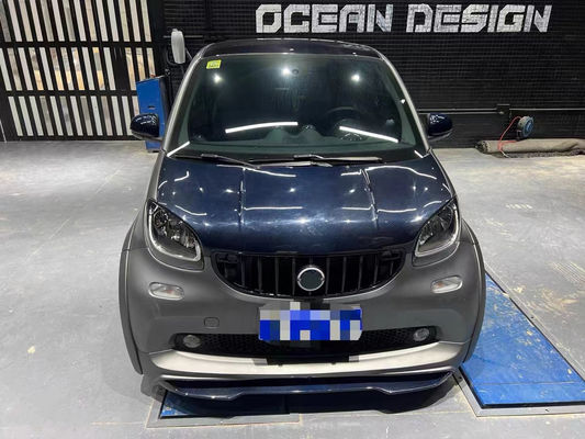 Για την Mercedes SMART Κιτ σώματος από ανθρακονήματα SMART αναβαθμίσεις MSY στυλ ανθρακονήματα μπροστινού χείλου διάχυσης spoiler widebody Kit