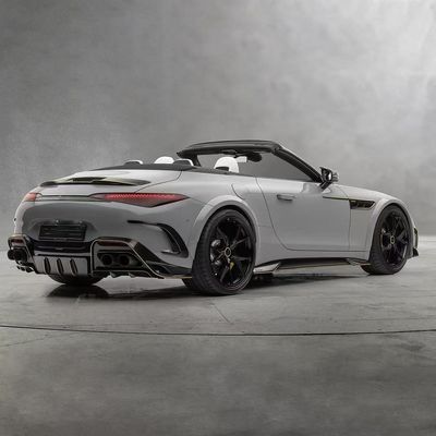 για το Mercedes SL63 Carbon Fiber Body Kit SL63 Αναβαθμισμένο στυλ MSY άνθρακα ίνες εμπρόσθιο διάχυμα χείλη Spoiler widebody kit