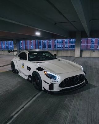 Για Mercedes AMG GT Carbon Fiber Widebody Kit AMG GT Αναβαθμισμένο CBE Στυλ Μπροστά χείλη Diffuser Spoiler Widebody Kit