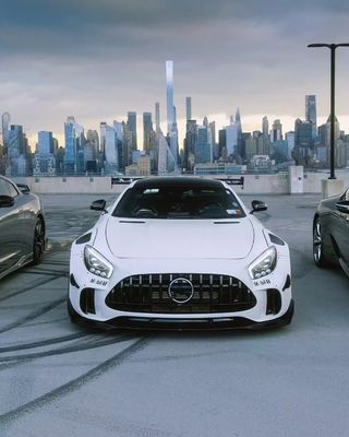 Για Mercedes AMG GT Carbon Fiber Widebody Kit AMG GT Αναβαθμισμένο CBE Στυλ Μπροστά χείλη Diffuser Spoiler Widebody Kit
