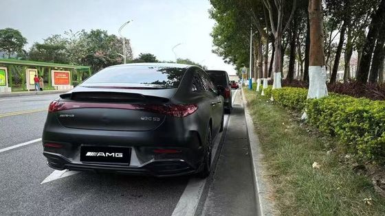 Για Mercedes EQE Carbon Fiber Body Kit EQE Upgrade BS Style Carbon Fiber Front Lip Diffuser Σπόιλερ Κιτ Σώματος