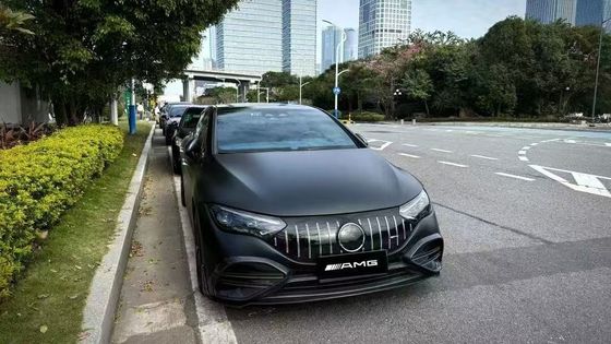 Για Mercedes EQE Carbon Fiber Body Kit EQE Upgrade BS Style Carbon Fiber Front Lip Diffuser Σπόιλερ Κιτ Σώματος