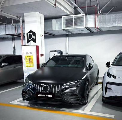 Για Mercedes EQE Carbon Fiber Body Kit EQE Upgrade BS Style Carbon Fiber Front Lip Diffuser Σπόιλερ Κιτ Σώματος