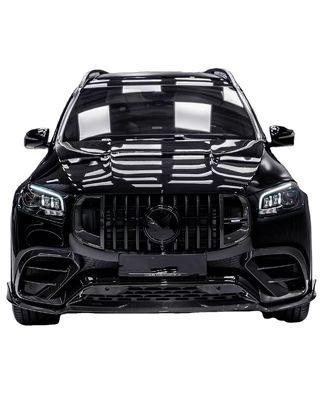 Για την Mercedes X167 GLS450 Carbon Fiber Body Kit GLS Upgrade BS Style Μπροστά χείλη διαχέα σπόιλερ πλατύσωμα Kit