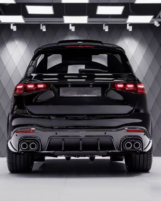 Για την Mercedes X167 GLS450 Carbon Fiber Body Kit GLS Upgrade BS Style Μπροστά χείλη διαχέα σπόιλερ πλατύσωμα Kit