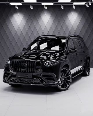 Για την Mercedes X167 GLS450 Carbon Fiber Body Kit GLS Upgrade BS Style Μπροστά χείλη διαχέα σπόιλερ πλατύσωμα Kit