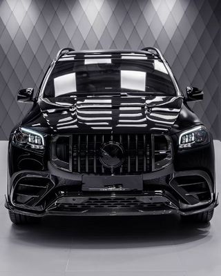Για την Mercedes X167 GLS450 Carbon Fiber Body Kit GLS Upgrade BS Style Μπροστά χείλη διαχέα σπόιλερ πλατύσωμα Kit