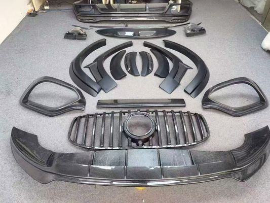 X167 GLS450 Mercedes Benz Body Kit LD Style Καρβονική ίνες χείλη Spoiler Hood