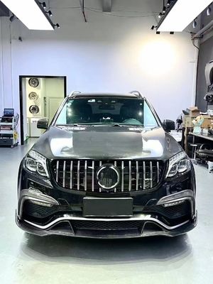 X166 Mercedes Wide Body Kit GLS450 GLS63 2015 Μπροστά χείλη Spoiler Widebody Kit