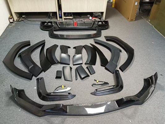 X166 Mercedes Wide Body Kit GLS450 GLS63 2015 Μπροστά χείλη Spoiler Widebody Kit